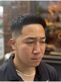 スキンフェードツーブロック刈り上げジェットモヒカンマンバン