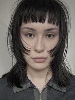 ナヌーク ダイカンヤマ(nanuk daikanyama) オン眉デザインカット質感カットレイヤーカットウルフレイヤー