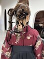 ミューズ バイ ケンジ(MUSE by KENJE) 成人式・卒業式など、お着物に合わせたヘアセットも得意です◎