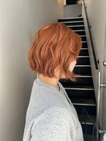 ポーズヘアー 大阪 福島(PAUSE HAIR) オレンジボブ