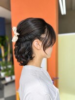 トータルヘアサロンカマダ ハーフアップ