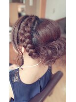 エクステンション クーチャー(Extention Cu'cha)&nbsp;結婚式 あみこみアップ