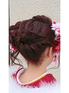 アスフィード(Asfido) 成人式のアップスタイル