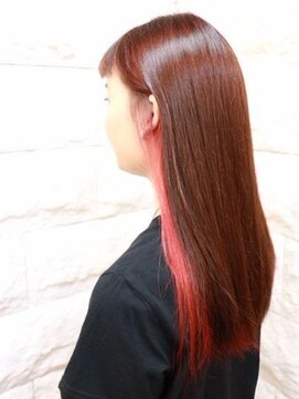 ヘアーメイク ツインズストリート(Hair Make TWINS street) 同系色で統一感のあるインナーカラーデザイン