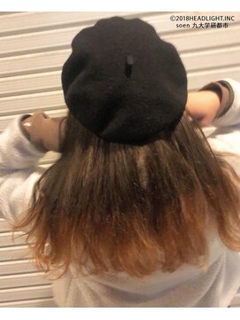 ソーエン バイ ヘッドライト 九大学研都市店(soen by HEADLIGHT) ＊＊毛先にオレンジ＊＊