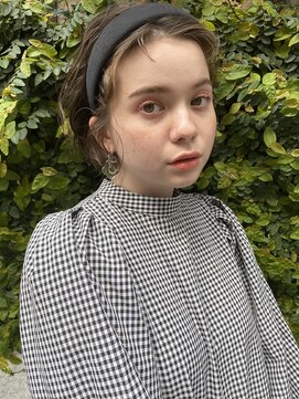 レオニード 表参道(LEONID) ボブカチューシャアレンジ