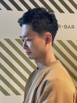 バーバーバー アカバネ(BARBER-BAR AKABANE)&nbsp;大人のパーマスタイル【BARBER-BAR】
