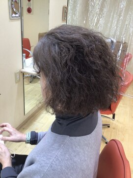 エイチエアー アルファ H'air alfa つつじヶ丘北口店 パーマボブスタイル