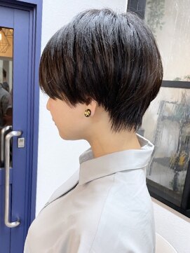 ニット 銀座(knit) 《knit銀座　佐野元気》黒髪20代30代40代ハンサムショート丸み