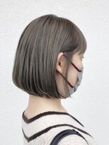 ヘアーリコア(hair recoa)&nbsp;ミニボブ×グレージュカラー