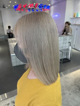 ゲーム 原宿店(GAME) ミルクティーベージュ/ダブルカラー/ケアブリーチ/髪質改善/原宿