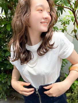 エイミー(Aimee) Aimee町田　波巻きウェーブ×モカブラウン