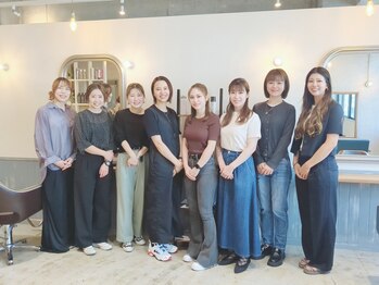 ヘアーサロン キー(Hair salon key)の写真/【女性スタッフのみ】お悩みも気軽に相談できる◎女性ならではの共感と気配りで毎月通いたいMYサロンに♪