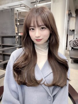 エル バイ ホーム(L by HOME) ブリーチなし 透明感 グレージュ くびれヘア レイヤーカット