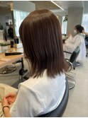 【小岩井美希】切りっぱなしボブ x グレージュカラー