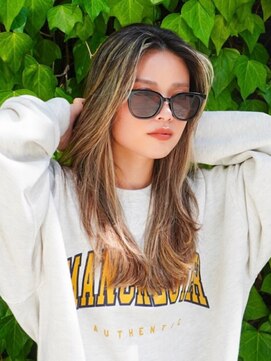 ノラ ウメダ(NORA UMEDA) 【NORA UMEDA 高木】海外風◎地毛ハイライトカラー&レイヤー