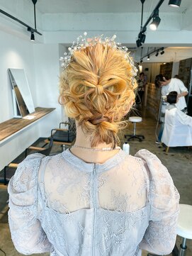 ザ オーダー(THE ORDER) リボンアレンジ/シニヨン/セット/ハイトーンカラー/名古屋