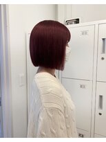 ボタン ハカタ(VOTAN hakata)&nbsp;【柿本真優】ピンクブラウン×ボブヘア