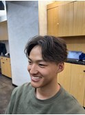 毛流れセンターパート