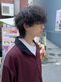 ニコ トウキョウ 渋谷(nico TOKYO) ウルフカット×波巻きスパイラルパーマ【メンズ/ツイストパーマ