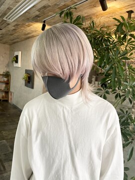 クラン バイ ナチュラル(clan by Natural) ホワイトカラー/ホワイトウルフ/ハイトーンウルフ @seiji_1027_