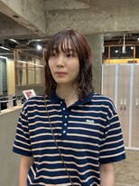 フリーラ 京都河原町三条店(freera)&nbsp;オレンジブラウン×ロングボブパーマ