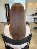 グランデュール 藤枝店(GRANDEUR)&nbsp;ミルクティー　ベージュダブルカラーインナーカラーケアブリーチ