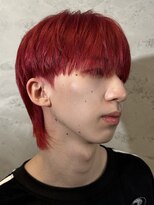 ノラ ヘアーサロン(NORA HAIR SALON)&nbsp;韓国ナチュラルマッシュウルフレッドカラー