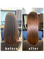 アールサロンプラスキャスパ 自由が丘(Rrsalon+CASPA)&nbsp;《髪質改善》R.HASエクソソーム水素トリートメント＋カラー