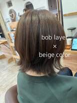 ヘアーチェリーコーク ランプ(HAIR CHERRY COKE Lamp)&nbsp;◯ボブレイヤー&ベージュカラー