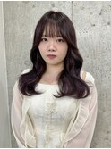 ダークラベンダー 透明感カラー 表参道