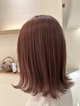 アヴァンスクロス あべのルシアス店(AVANCE.CROSS) 髪質改善カラー×ピンクベージュ