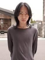 ノラジャーニー(NORA Journey)&nbsp;メンズボブウルフメンズミディアムレイヤーカットメンズウルフ