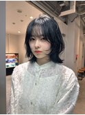 レイヤーカット/透明感カラー