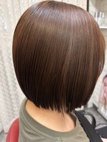 ロマンヤカタ ファース(ROMAN YAKATA fars) 髪質改善 切りっぱなしボブ まとまる艶ボブ@田代6/6