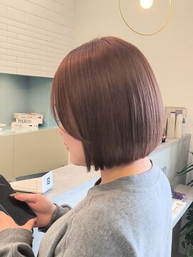 ドープリット(Dope LIT) ミルクティーグレージュ/ハイトーン/ボブ/髪質改善