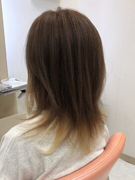 ブランシュール(Blancheur) 毛先ブリーチでオシャレに★