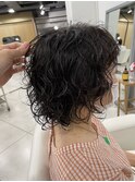 レイヤーカット/ウェーブミディアム[中崎町/梅田駅］