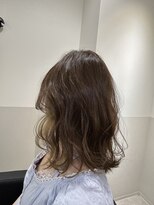 プランツヘアー 高宮店(Plants hair)&nbsp;アッシュブラウンカラー×インナーミルクティカラー