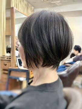 グレージュくびれショート20代30代40代50代