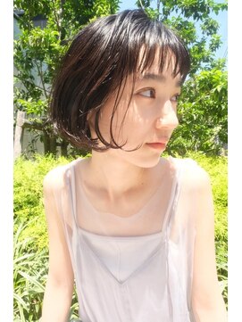アワーズ 南青山(Our's) 抜け感ボブパーマ×大人ナチュラルヘア