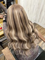 ヘアスタジオワン 藤沢店(HAIR STUDIO ONE)&nbsp;エクステ　ローライト×ハイライト