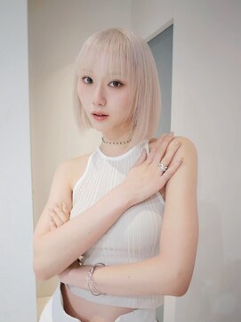 シェノン バイ アランスミシー 表参道(CHAINON by Alan smithee) 表参道/着物ヘア/ダークアッシュ/ミディアムレイヤーカット/渋谷