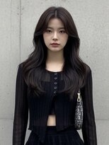 エイチ ウルフカット 大阪梅田(811)&nbsp;レイヤーボブヘアカラーバレイヤージュ50代くるみちゃんヘア