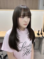 トト 船橋店(toto.)&nbsp;◇前髪顔周りカットピンクベージュアンブレラカラー船橋
