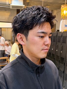 ナループロアオハナ(Nalu pu loa ohana) メンズカットメンズパーマシャドウパーマアクティブショート