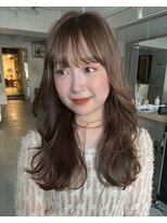 クラン エン バイ ヘッドライト 二子玉川店(clan en. by HEADLIGHT)&nbsp;小顔魅せになる前髪パーマ、ほつれるレイヤーカット