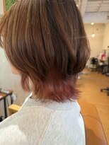 チルアウト 塚口本町店(chill out)&nbsp;ひし形レイヤーボブ/クラゲカット/ピンク/20代/30代/40代/50代