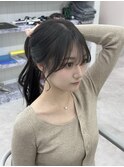 顔まわりカット