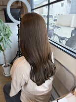 ヘアーデザインプレクト(Hair Design PRECT) 透明感オリーブカラー